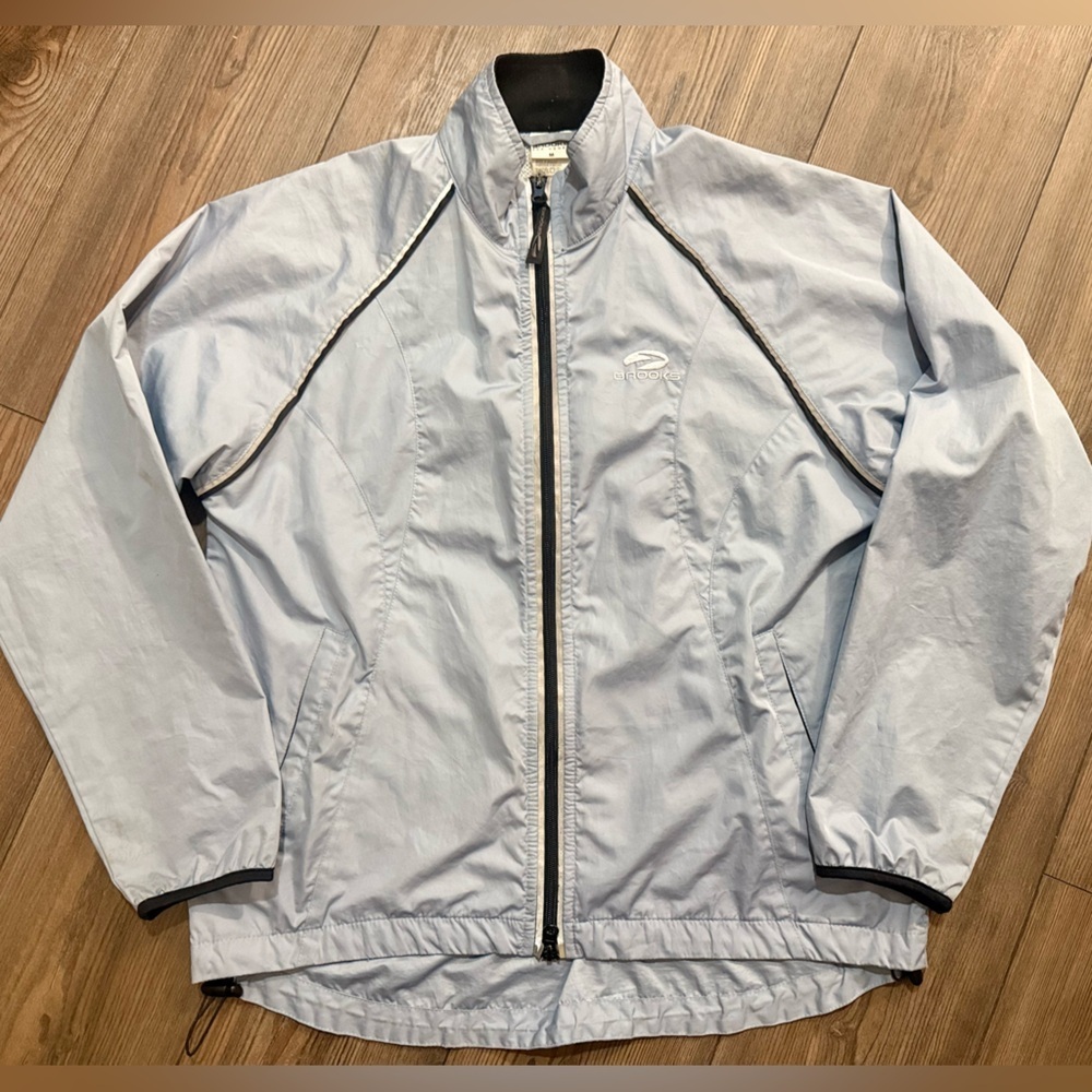 Brooks Airplex Running Windbreaker Jacket Women’s Medium Lightweight EUC